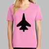 Ladies Core Cotton V Neck Tee Thumbnail