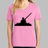 Ladies Core Cotton V Neck Tee Thumbnail