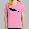 Ladies Core Cotton V Neck Tee Thumbnail