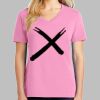 Ladies Core Cotton V Neck Tee Thumbnail